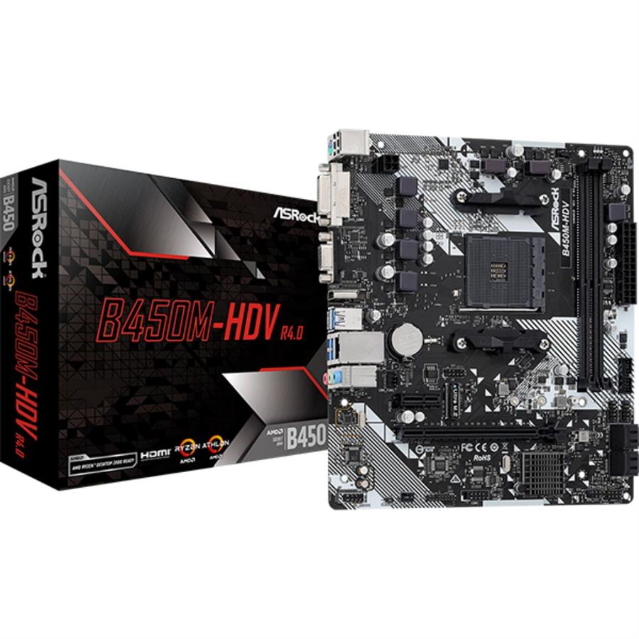 MOTHER ASROCK (AM4) B450M-HDV R4.0