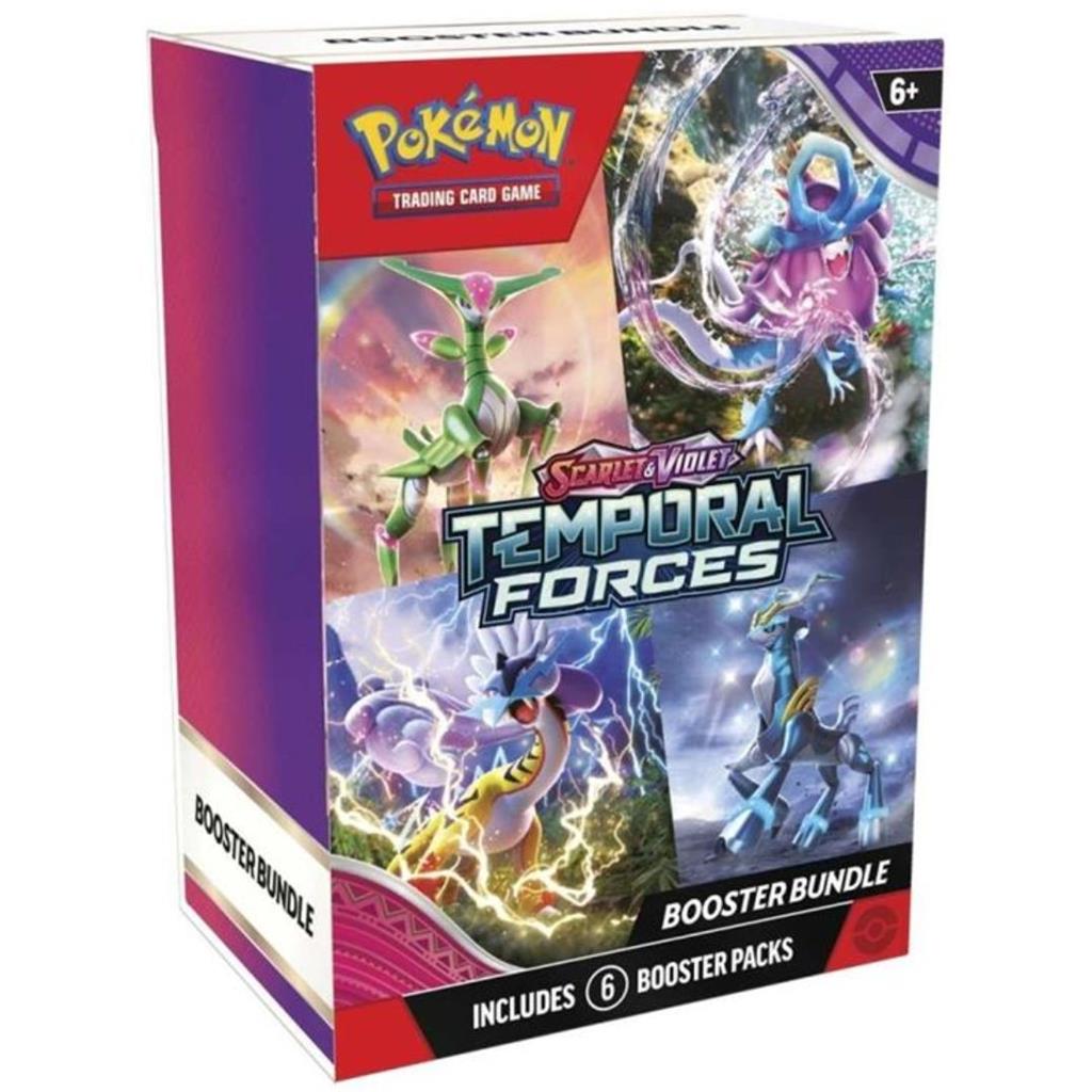 POKEMON TCG BOOSTER BUNDLE SCARLET & VIOLET TEMPORAL FORCES - ESP