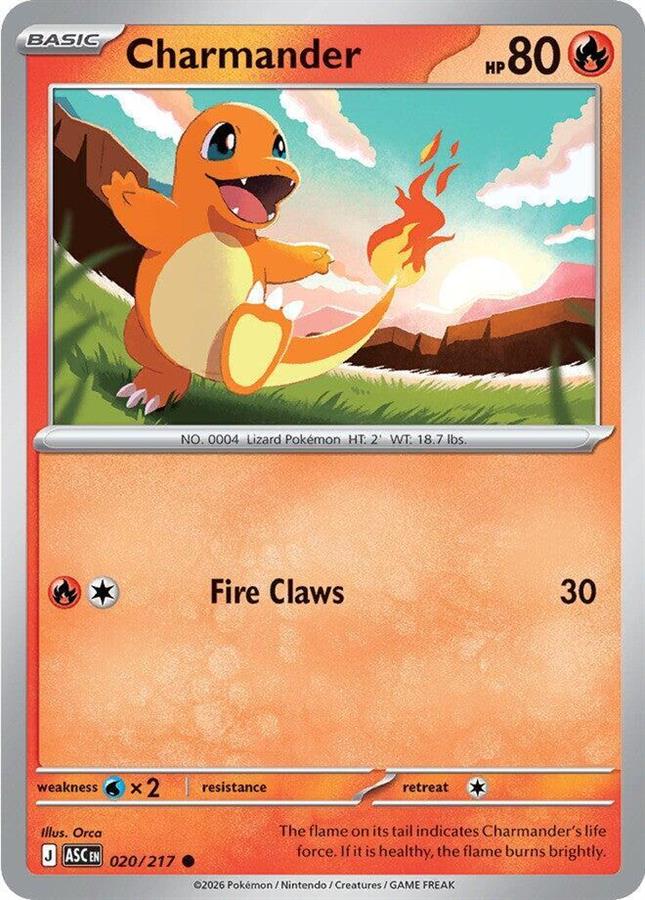 CARTA CHARMANDER - PROMO ASCENDED HEROES