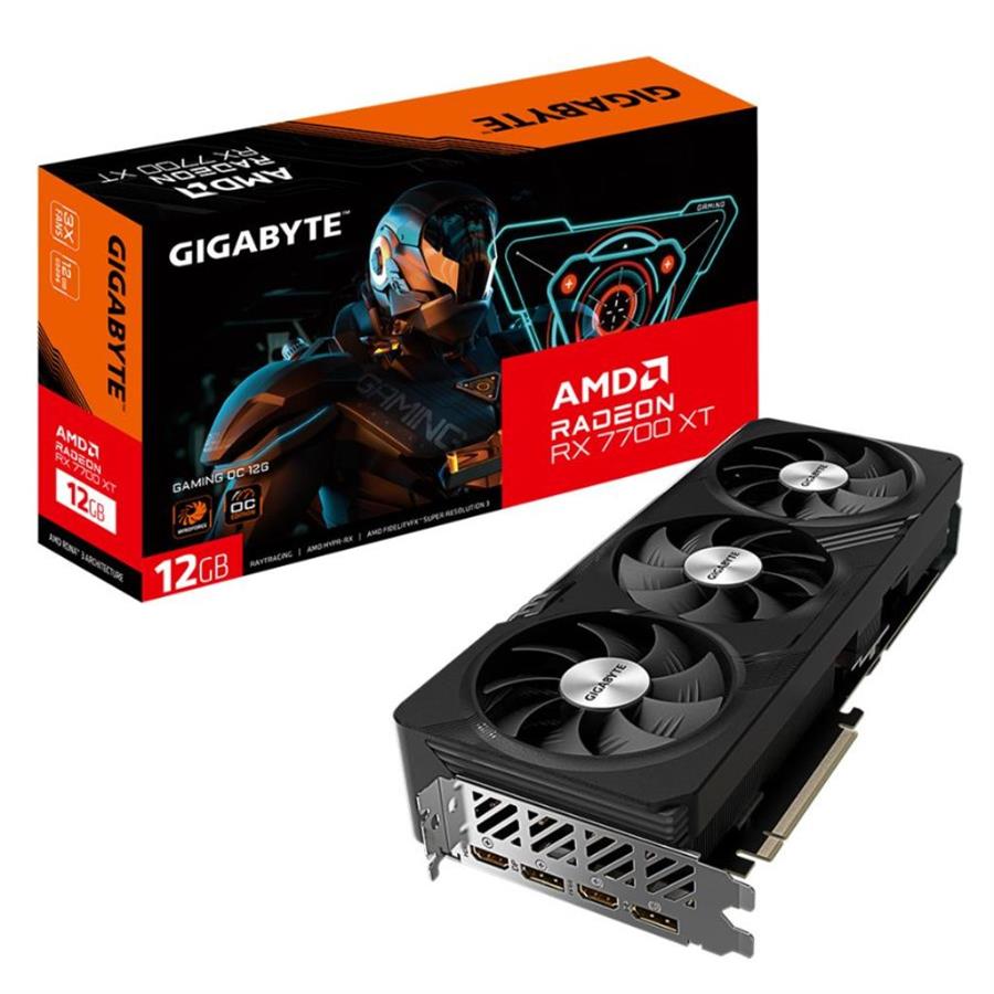 PLACA DE VIDEO GIGABYTE RADEON RX 7700 XT GAMING OC 12GB
