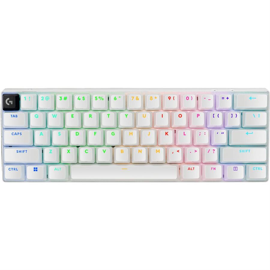 TECLADO LOGITECH PRO X 60 BLACK LIGHTSPEED - WHITE