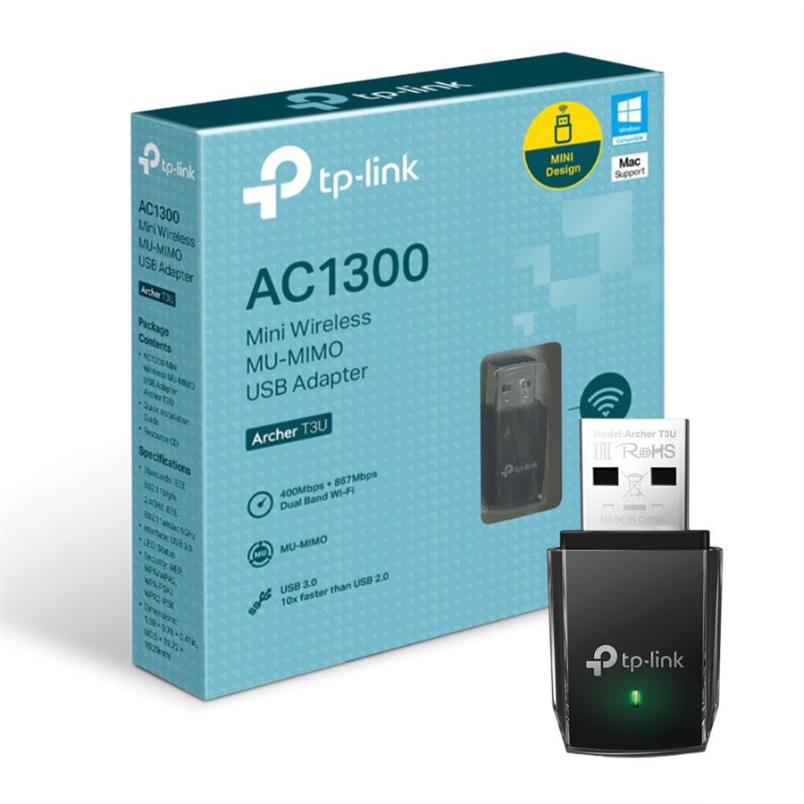 RECEPTOR USB WI-FI TP-LINK ARCHER T3U - AC1300