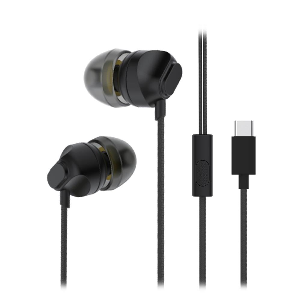 AURICULAR SOUL S89 MANOS LIBRES TIPO C - NEGRO Y BLANCO