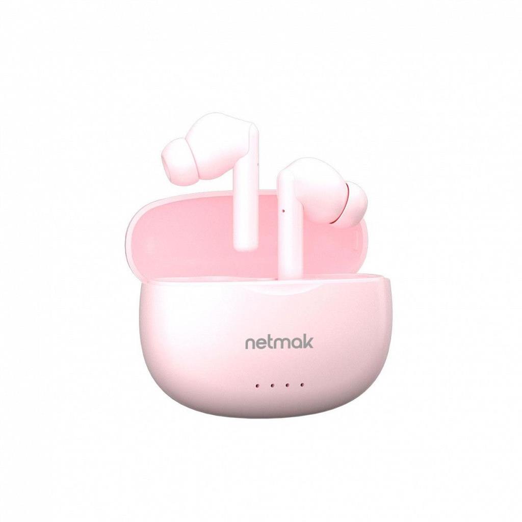 AURICULAR NETMAK TOUCH WIRELESS NM-MELOW-P - ROSA