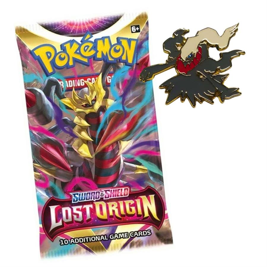 1620 - CARTAS POKEMON SWORD & SHIELD LOST ORIGIN + PIN DARKRAI