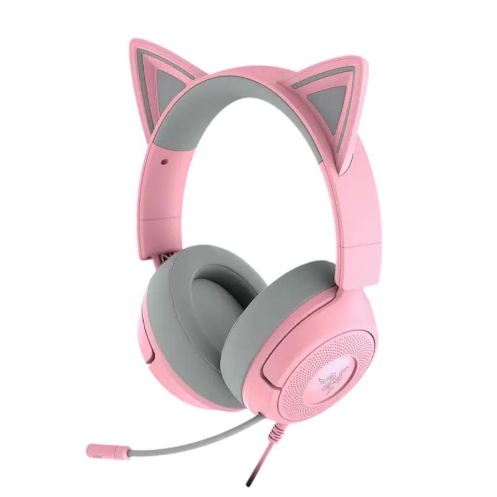 AURICULAR RAZER KRAKEN KITTY V3 X - PINK QUARTZ