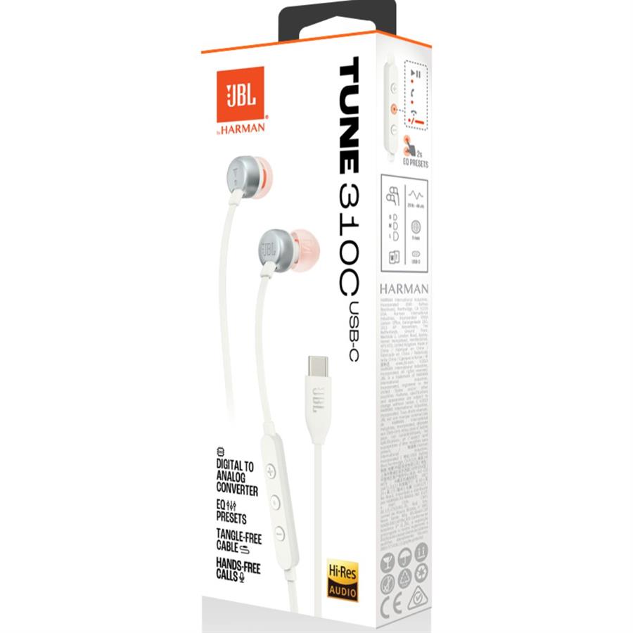 AURICULAR JBL TUNE 310C USB C - BLANCO