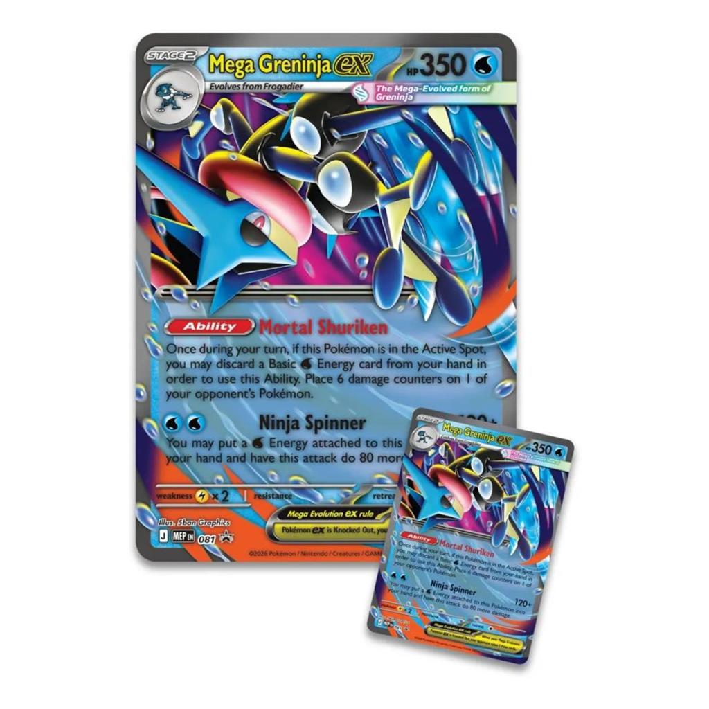 POKEMON TCG MEGA GRENINJA EX PREMIUM COLLECTION - ESP