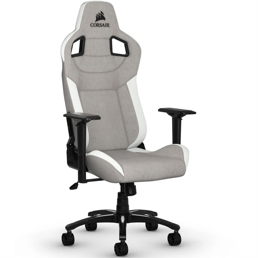 BUTACA CORSAIR T3 RUSH (TELA) - GRIS/BLANCO