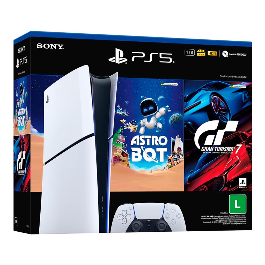 CONSOLA PS5 "SLIM" DIGITAL 825GB + VOUCHER ASTRO BOT/RETURNAL DIGITALES