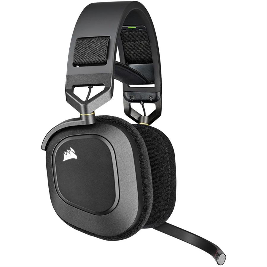 HEADSET CORSAIR HS80 RGB WIRELESS - CARBON