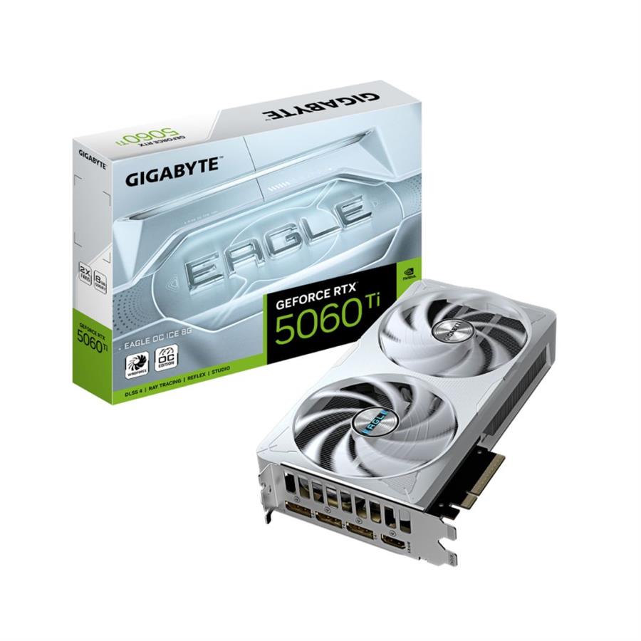 PLACA DE VIDEO GIGABYTE RTX 5060TI EAGLE OC ICE 8GB