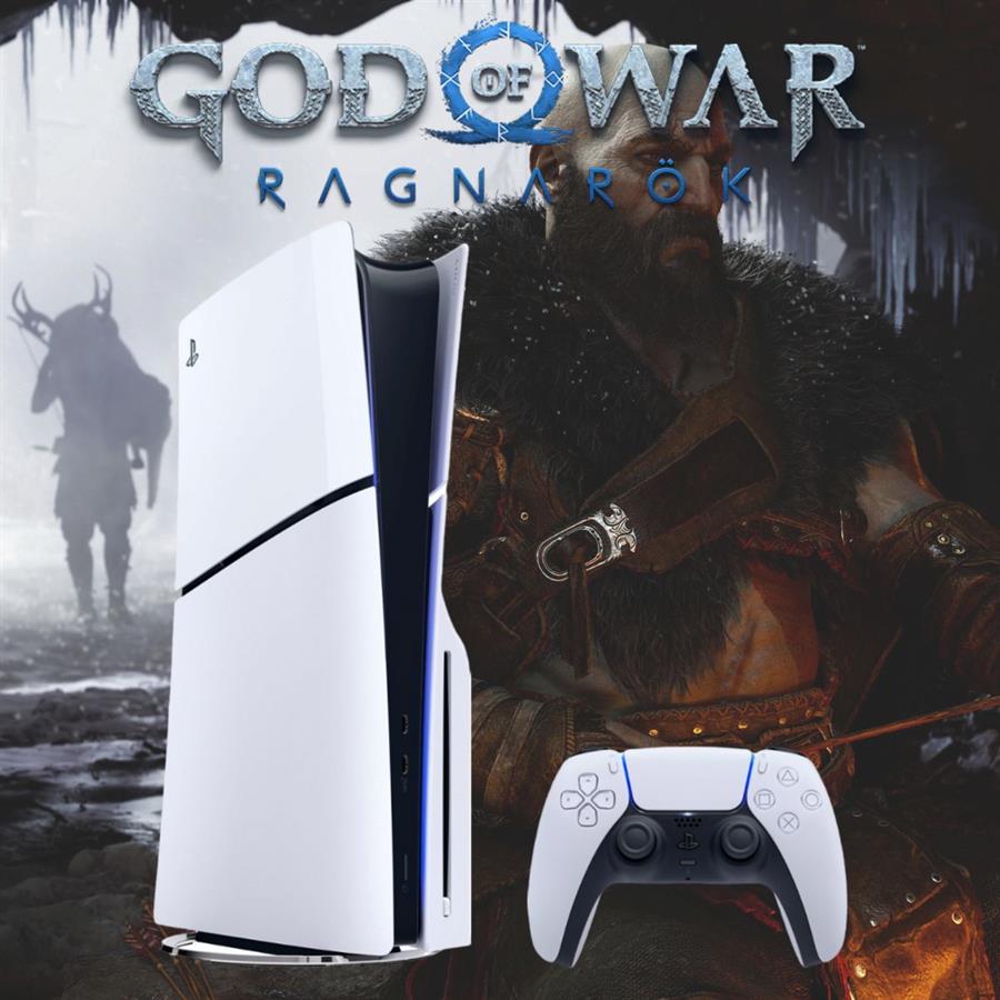 CONSOLA PS5 "SLIM" STANDARD + GOD OF WAR RAGNAROK FISICO