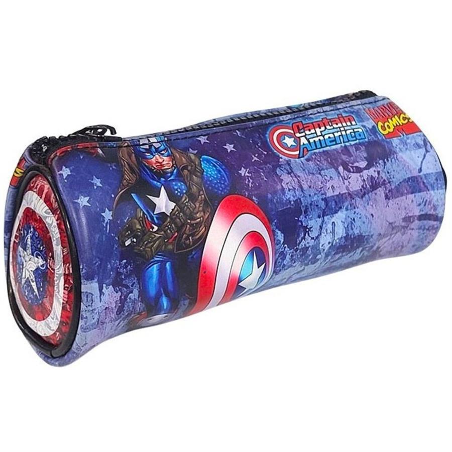 CARTUCHERA BIOWORLD MARVEL COMICS - CAPITAN AMERICA