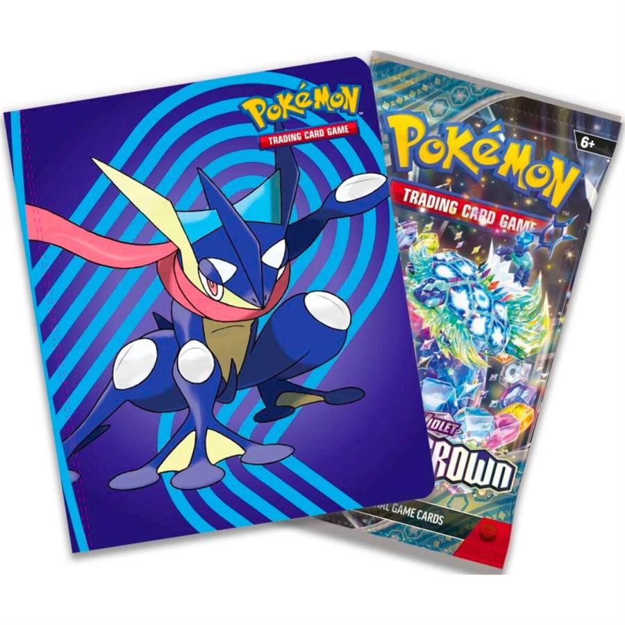 POKEMON TCG MINI PORTFOLIO GRENINJA + BOOSTER STELLAR CROWN
