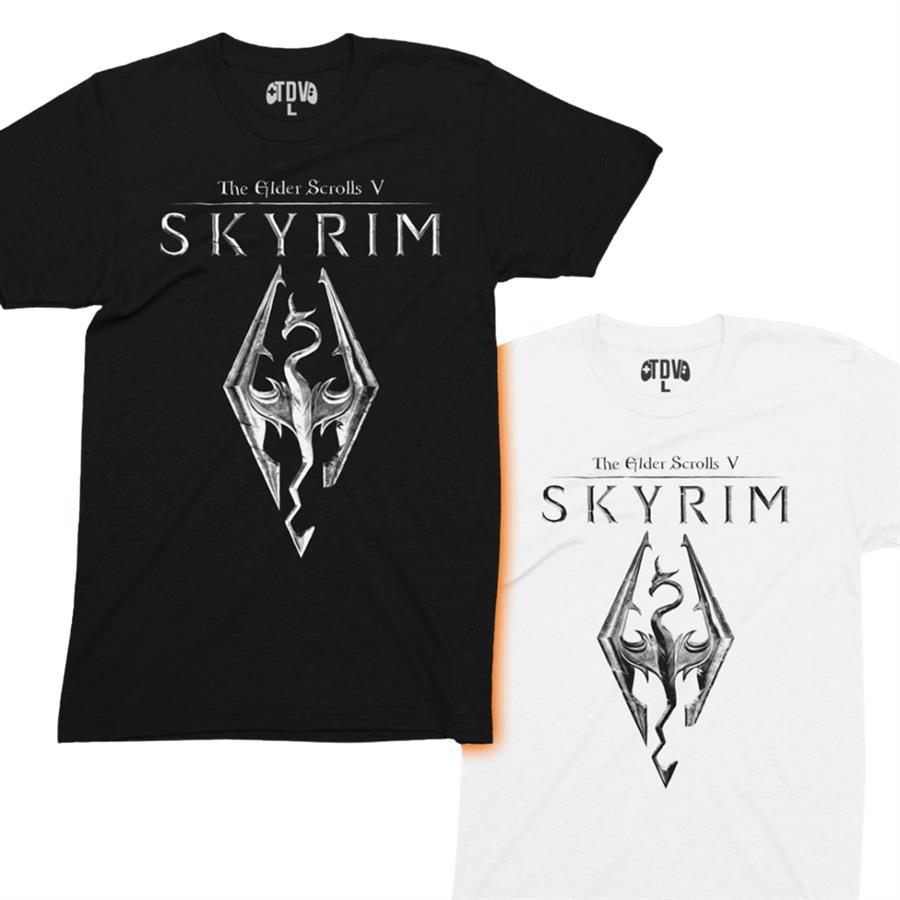 REMERA TDV - SKYRIM (NEGRA)