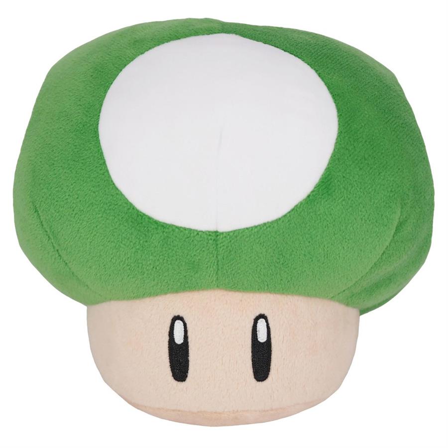 PELUCHE NINTENDO HONGO VERDE - 15CM
