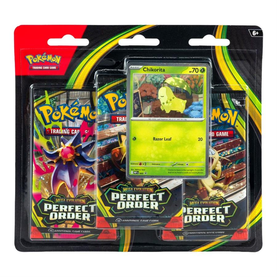 POKEMON TCG BLISTER 3-PACK PERFECT ORDER - ENG