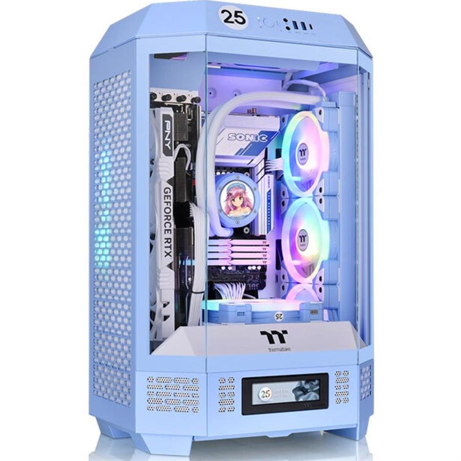 GABINETE THERMALTAKE THE TOWER 300 - HYDRANGEA BLUE