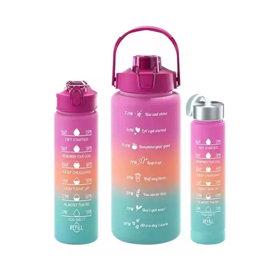 BOTELLAS 3 EN 1 CON MENSAJE MOTIVACIONAL EN ESPAÑOL