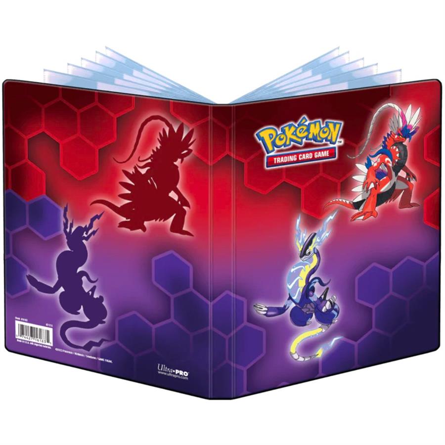 POKEMON TCG ALBUM ULTRA PRO 9 BOLSILLOS - CARPETA KORIDION & MIRAIDON