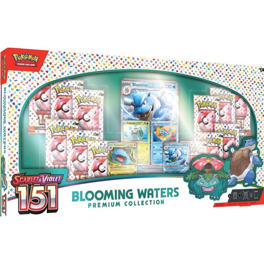 POKEMON TCG BLOOMING WATERS 151 PREMIUM COLLECTION