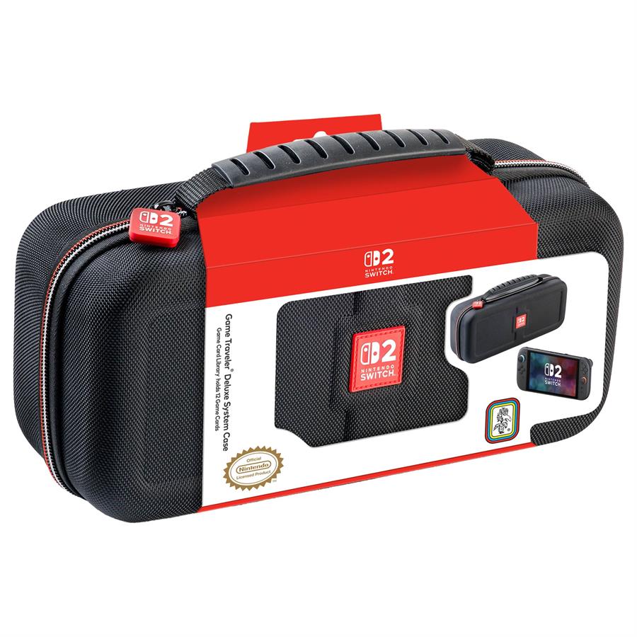 ESTUCHE NINTENDO SWITCH 2 NEGRO MEDIANO