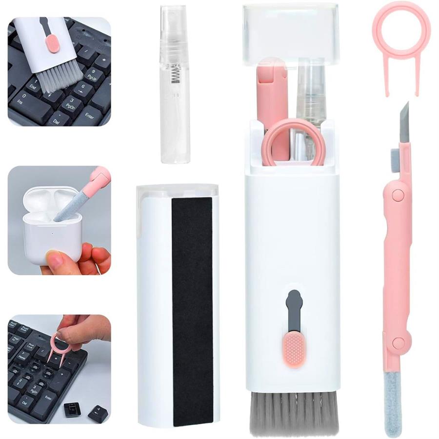 KIT DE LIMPIEZA 7 EN 1 - TECLADO, AIRPODS, CELULAR Y TABLET