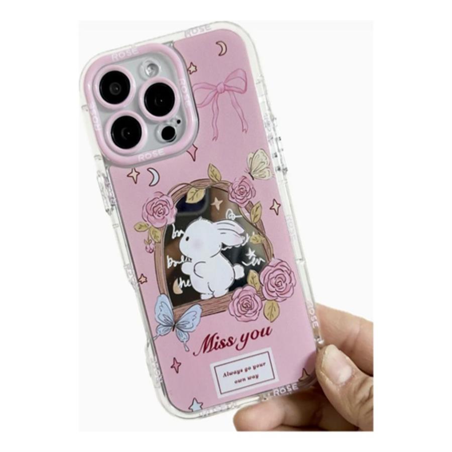 FUNDA PARA IPHONE CONEJO MISS YOU