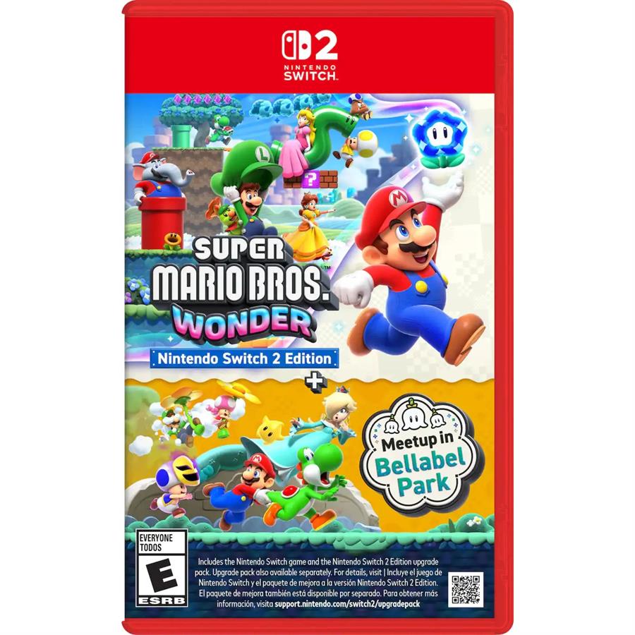 PREVENTA SUPER MARIO WONDER + MEETUP IN BELLABEL PARK - NINTENDO SWITCH 2 FISICO