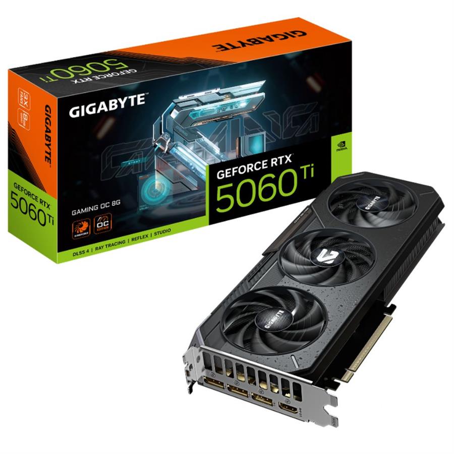 PLACA DE VIDEO GIGABYTE RTX 5060TI GAMING 8GB