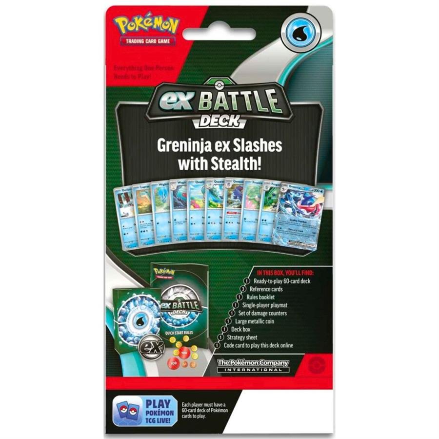 1333 - POKEMON TCG EX BATTLE DECK LEVEL 1 - ENG (GRENINJA EX)