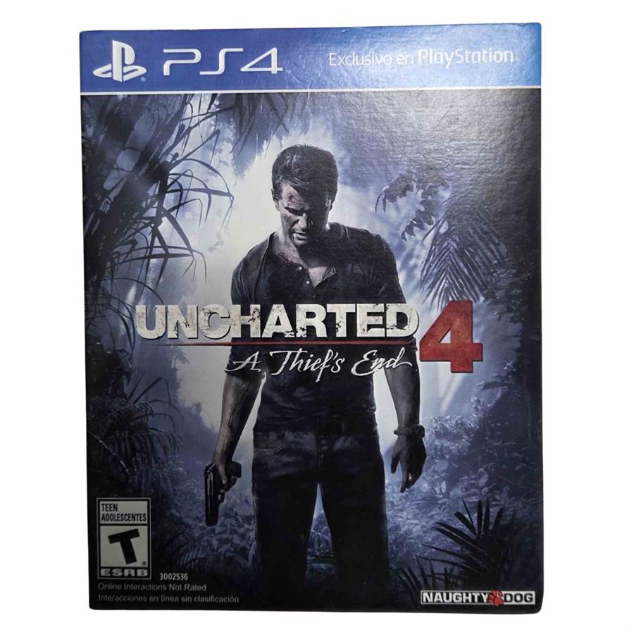 UNCHARTED 4 - SEMINUEVO (CARTON)