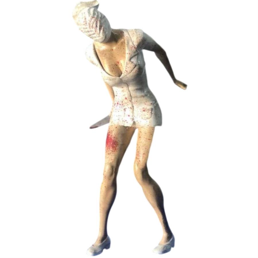 FIGURA IMPRESION 3D ENFERMERA SILENT HILL CUCHILLO (20CM)