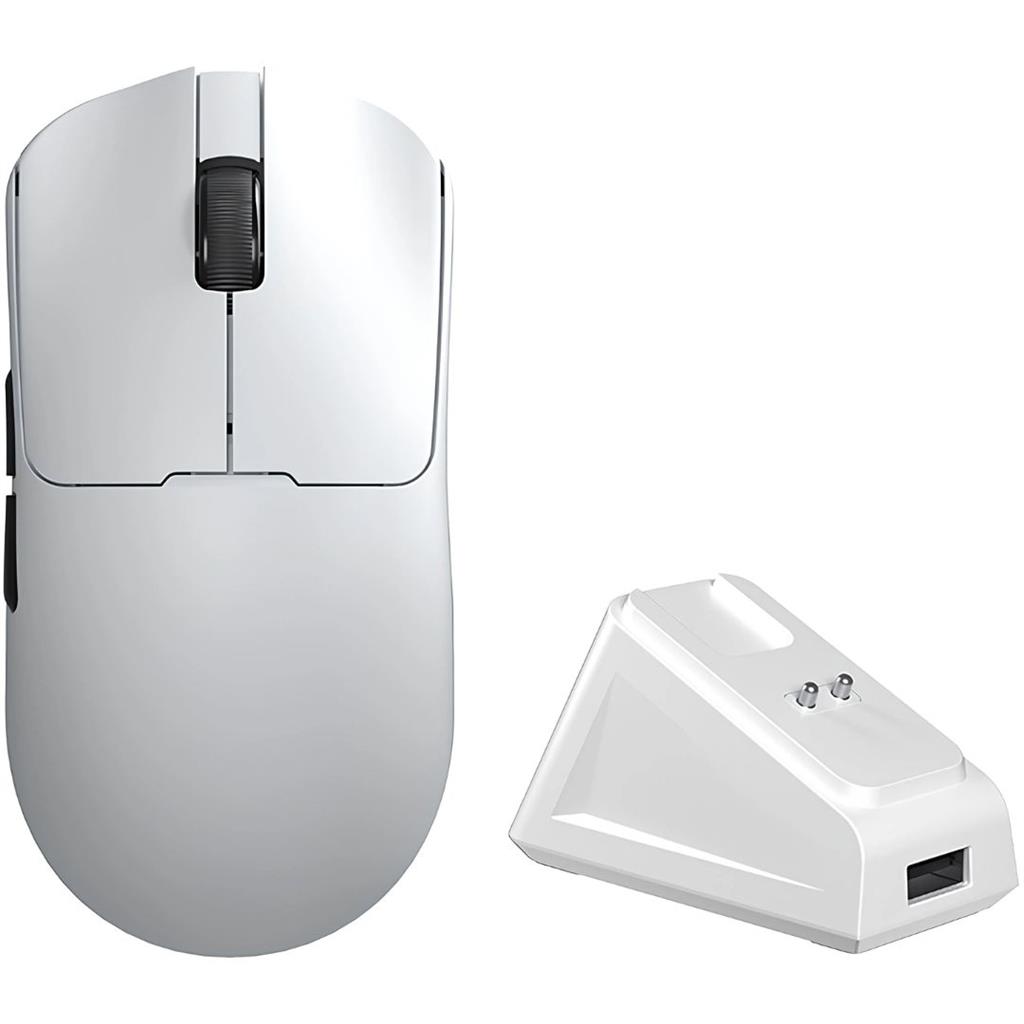 AULA SC380 PRO BLANCO MOUSE WIRELESS/CABLEADO 12K DPI 55GR 5D C/BASE