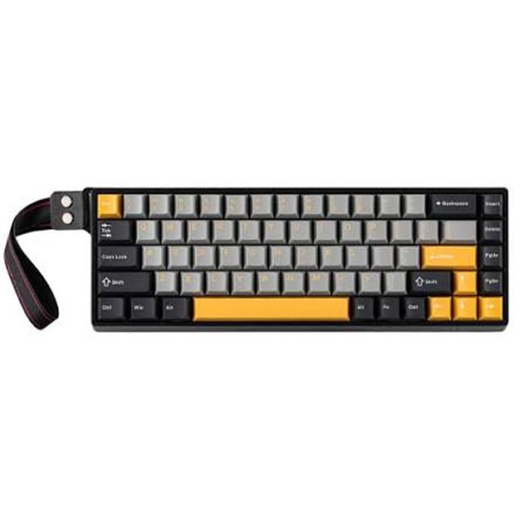 TECLADO AULA WIN68HE MAX BLACK/GREY/YELLOW 68%