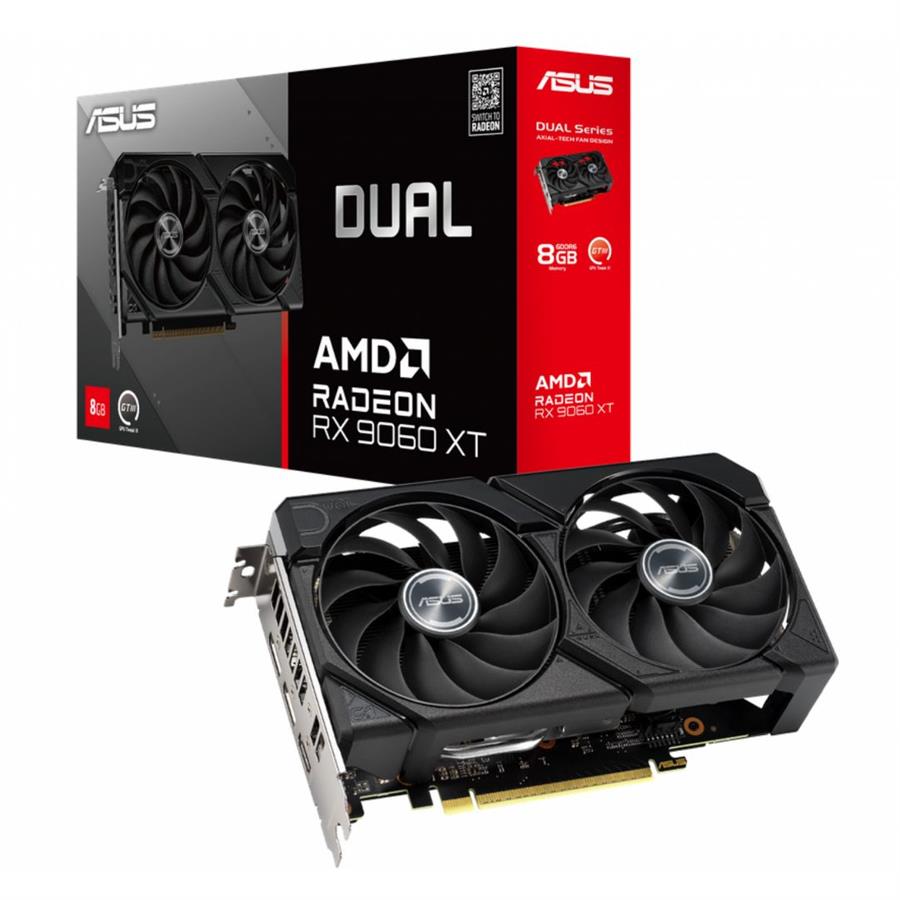 PLACA DE VIDEO ASUS DUAL RX 9060XT 8GB