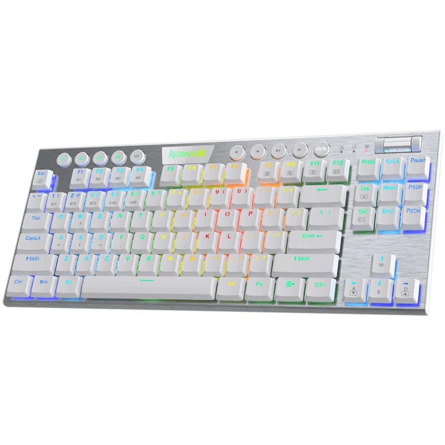 TECLADO MECANICO REDRAGON K622 HORUS - BLANCO SW RED