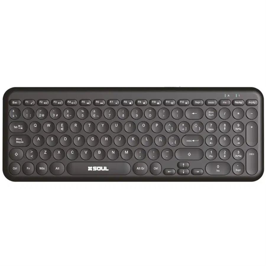 TECLADO INALAMBRICO SOUL W150 - NEGRO