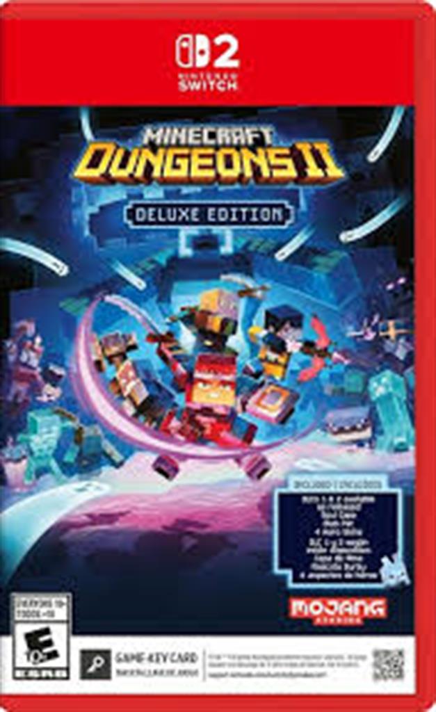 PREVENTA MINECRAFT DUNGEONS II DELUXE EDITION - NINTENDO SWITCH 2 FISICO