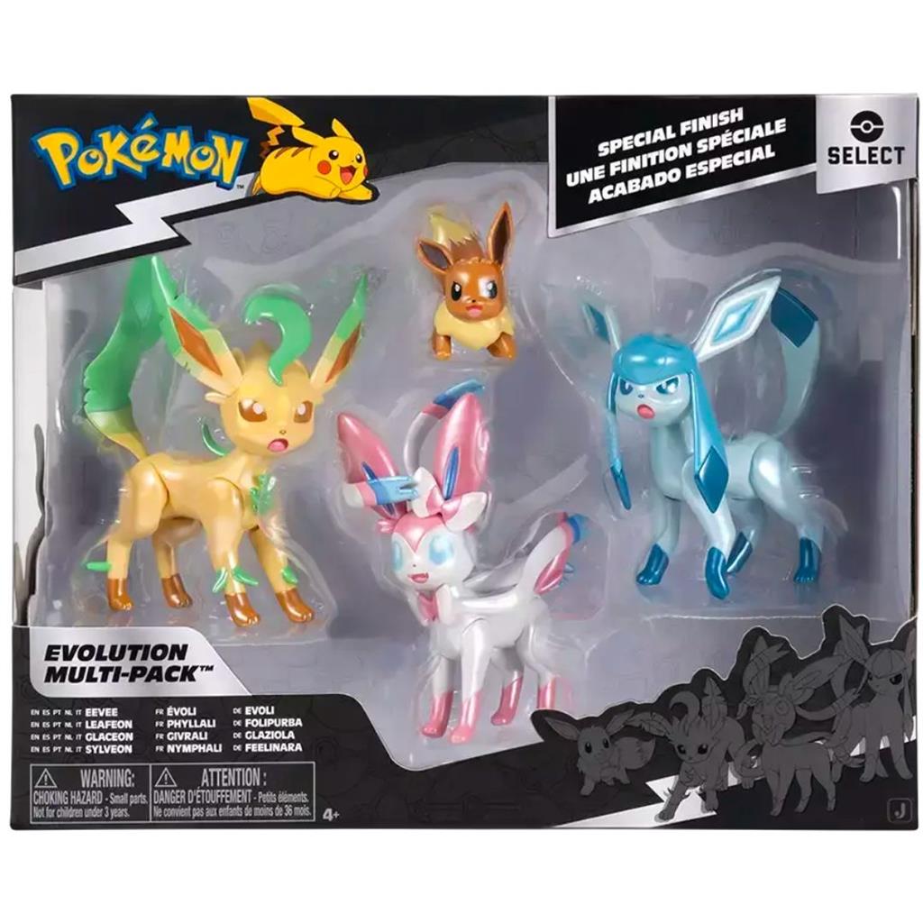 FIGURA POKEMON SELECT EVOLUTION MULTIPACK - EEVEELUTIONS