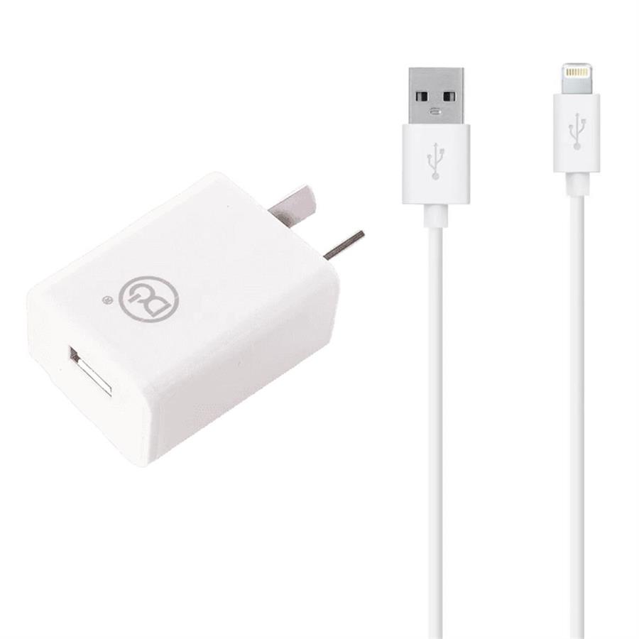 CABEZAL USB DITRON SK-PA406 + CABLE IPHONE/LIGHTNING