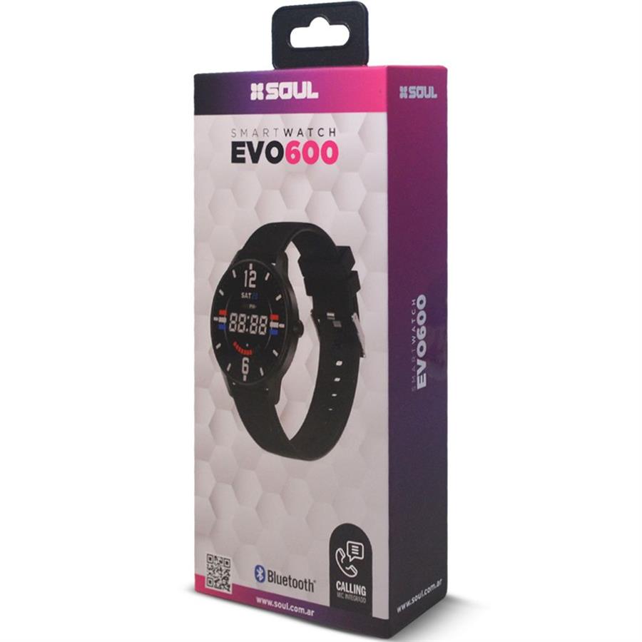 RELOJ SMART WATCH SOUL EVO 600 - NEGRO
