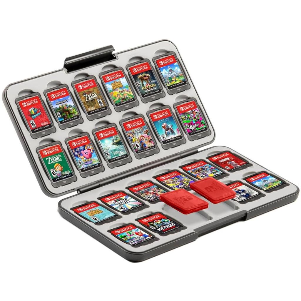 ESTUCHE PARA 24 JUEGOS NINTENDO SWITCH MARIO