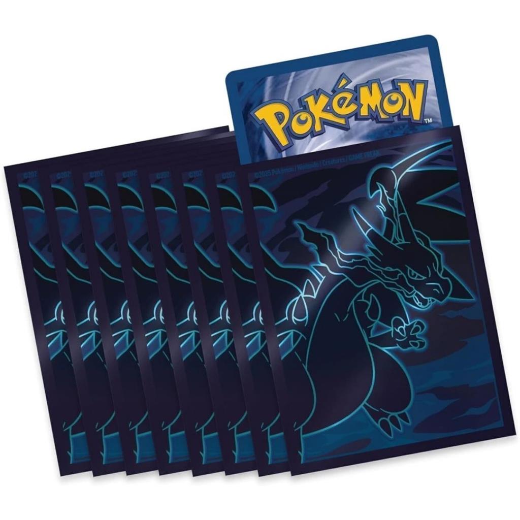 POKEMON TCG PHANTASMAL FLAMES x65 SLEEVES - ELITRE TRAINER BOX