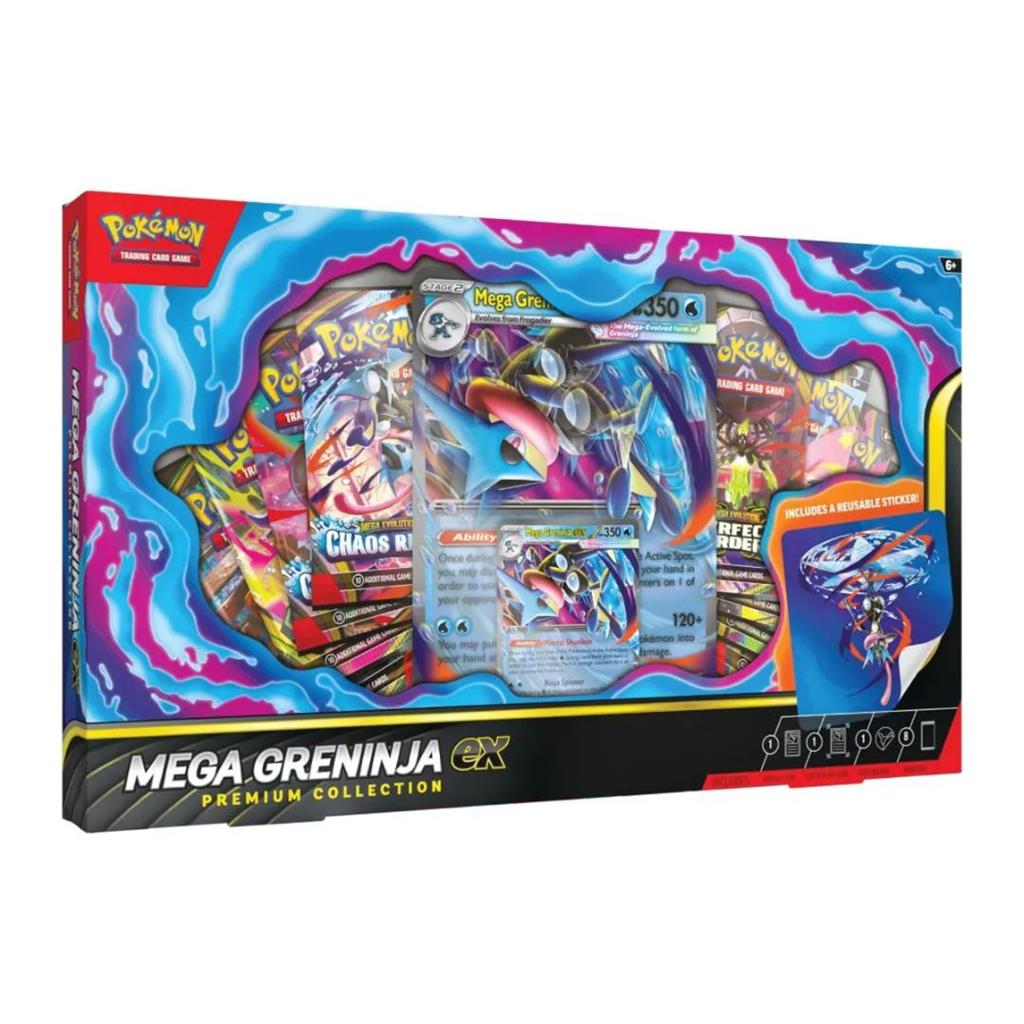 POKEMON TCG MEGA GRENINJA EX PREMIUM COLLECTION - ESP