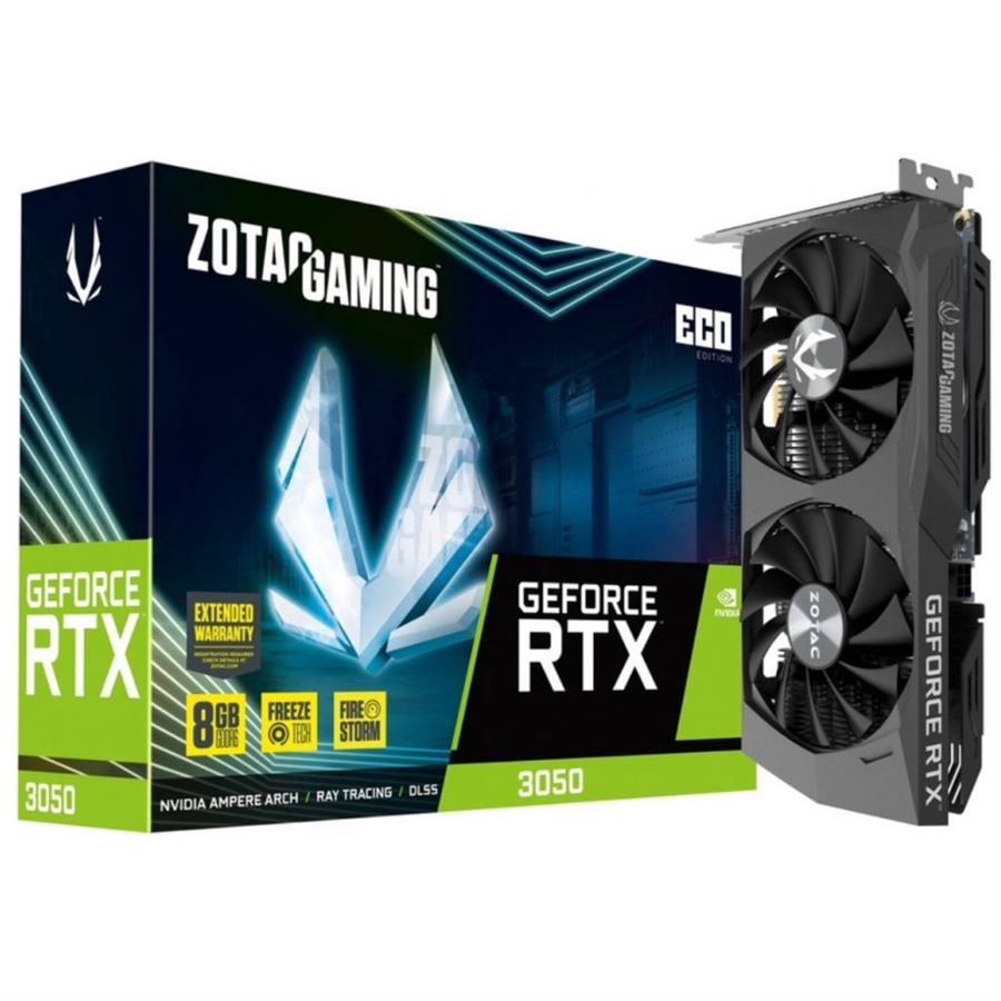 PLACA DE VIDEO ZOTAC RTX 3050 8GB ECO GDDR6