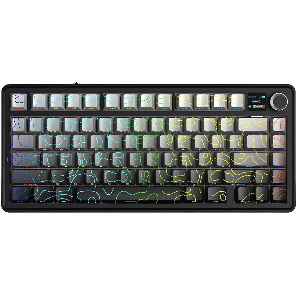 TECLADO AULA F75 WIRELESS 75% - BLACK DEGRADE CONTOUR