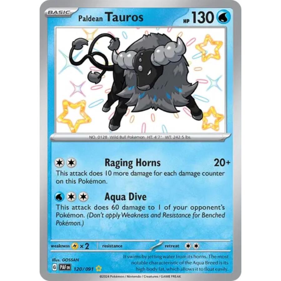PALDEAN TAUROS SHINY - PALDEAN FATES