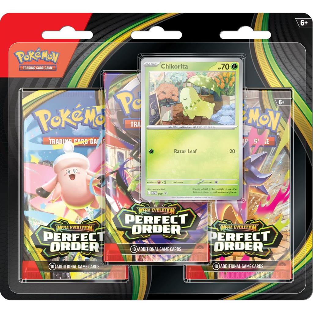 POKEMON TCG BLISTER 3-PACK PERFECT ORDER - ESP